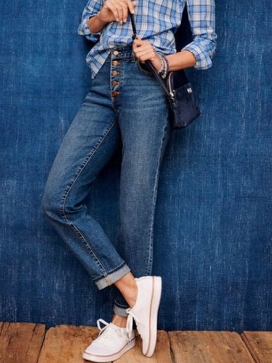 Talbots Denim - Talbots Everyday Relaxed Jean EUC - Women's Size 2P